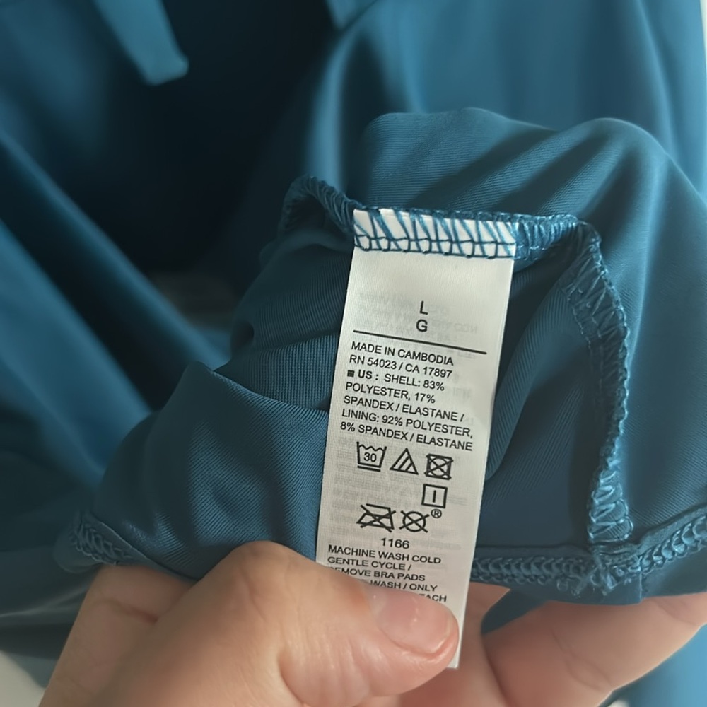 Old Navy Teal Mini swim Dress - Picture 5 of 5